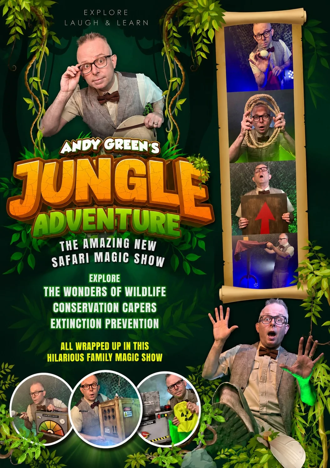 Andy Green's Jungle Adventure safari magic show